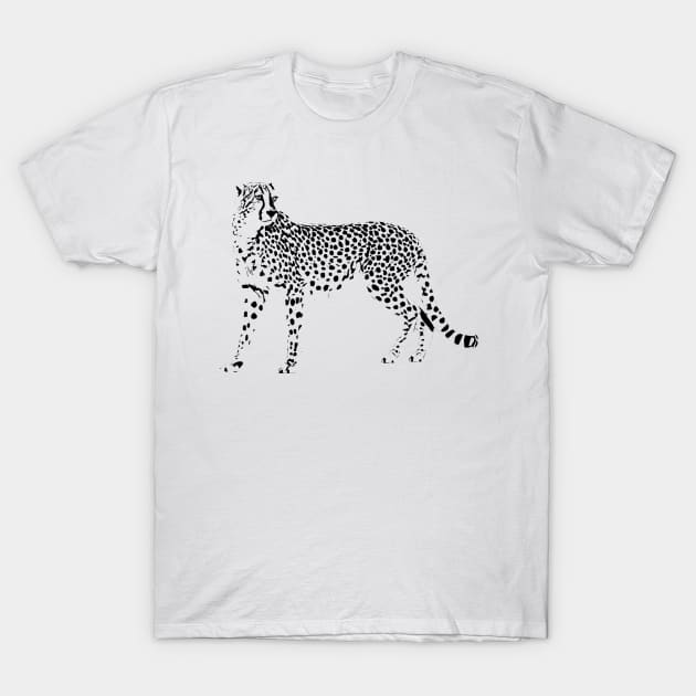 Cheetah T-Shirt by Nimmersatt